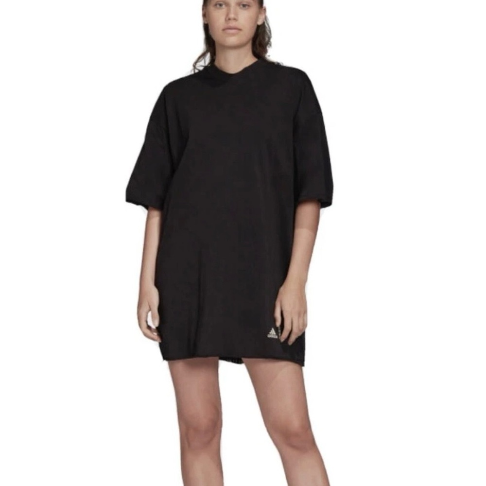 adidas Black Mini T-Shirt Dress